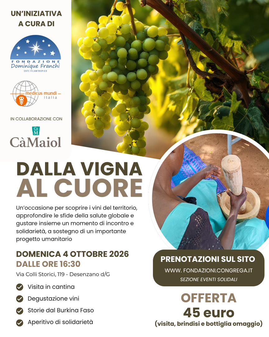 Dalla Vigna al cuore - domenica 4 ottobre 2026